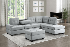 Dunstan Reversible Grey Sectional