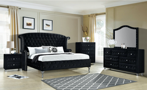 Dana Black Bed