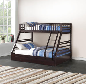 Jason Bunk Bed & Drawers Bunk Bed (Twin XL/Queen)