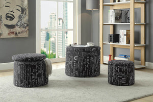 Rapa Ottoman Set Ottoman Set (3Pc Pk)