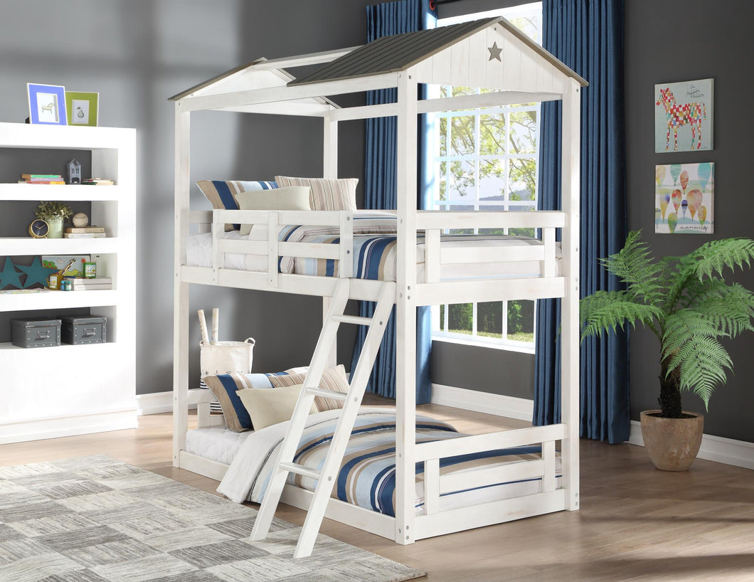 Nadine Cottage Bunk Bed Bunk Bed (Twin/Twin)