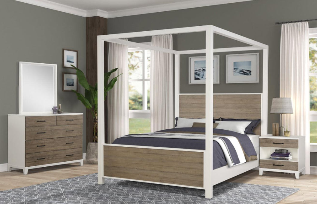 Modern King Canopy Bed