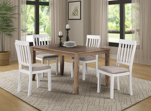 Hutton 5 Pc Casual Dining Set (60" Table