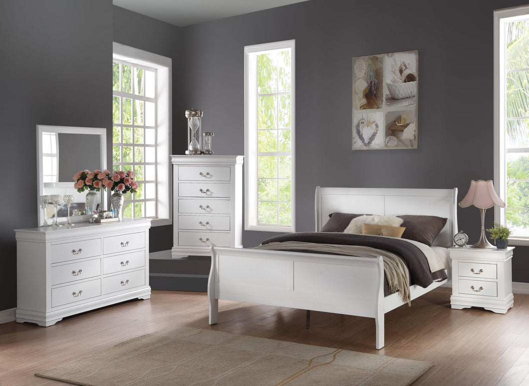 Louis Philippe Bedroom Queen Bed