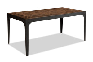 Hollister Metal/Wood Reg Dining Table