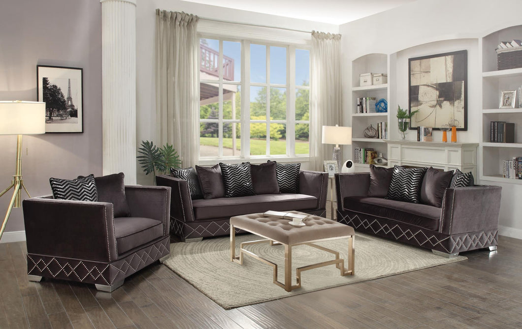 Tamara Sofa Set Sofa w/5 Pillows [Disc]