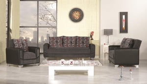 Gray/Black Click Clack Loveseat:
Seat & Back (Box 1 of 2)
Sofa, Loveseat Or Chair Arms (Box 2 of 2)