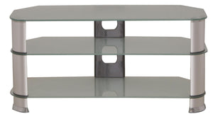 Frosted Glass TV Stand:
Glass 3 PC (Box 1 of 2)
Legs & Hardware (Box 2 of 2)