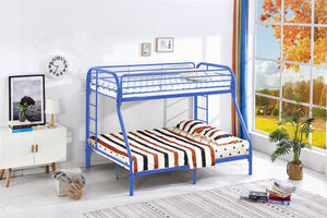 T/F Blue Metal Bunkbed