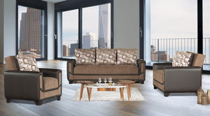 Brown/Brown Click Clack Sofa:
Seat & Back (Box 1 of 2)
Sofa, Loveseat Or Chair Arms (Box 2 of 2)