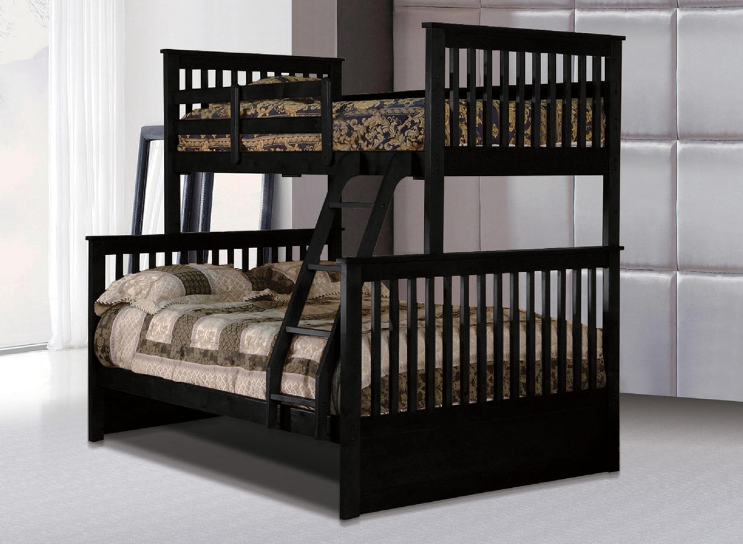 T/F Black Bunkbed:
Hdbd/Ftbd (Box 1 of 2)
Rails & Slats (Box 2 of 2)