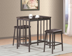 Black Pub Table w/ 2 Stools
(Box 1 of 1)