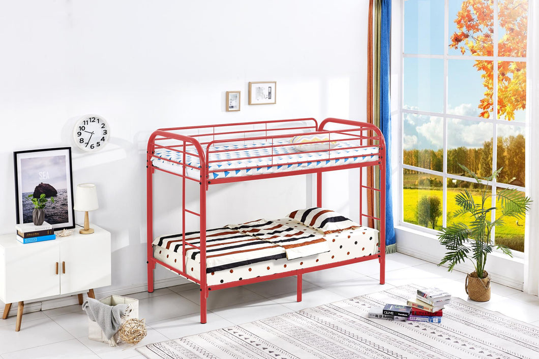 T/T Red Metal Bunkbed