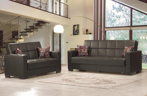 Black PU Click Clack Sofa 
(Box 1 of 1), Black PU Click Clack Loveseat:
Seat & Back (Box 1 of 2)
Loveseat Or Chair Arms (Box 2 of 2), Black PU Click Clack Chair:
Seat & Back (Box 1 of 2)
Loveseat Or Chair Arms (Box 2 of 2)