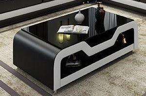 Black & White Coffee Table:
Glass Top (Box 1 of 2)
Table Base (Box 2 of 2)