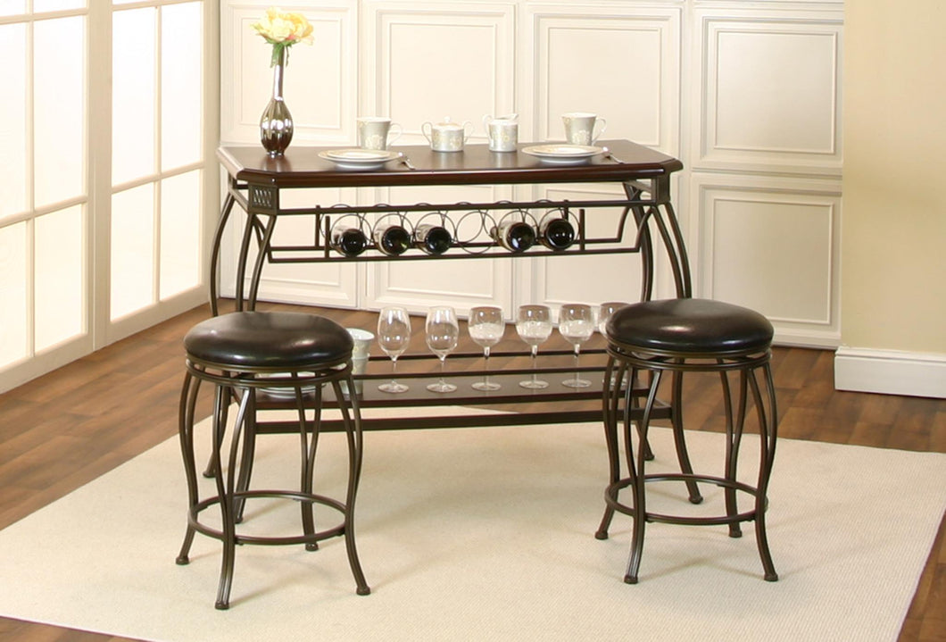 Cherry Bar Table with 2 stools
(3/CN)