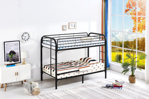 T/T Black Metal Bunkbed