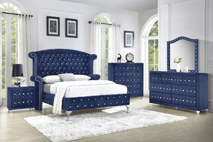 Blue Queen Bed: Headboard Panel (Box 1 of 3) Footboard, Rails & Slats (Box 3 of 3) King or Queen Headboard Wings (Box 2 of 3)